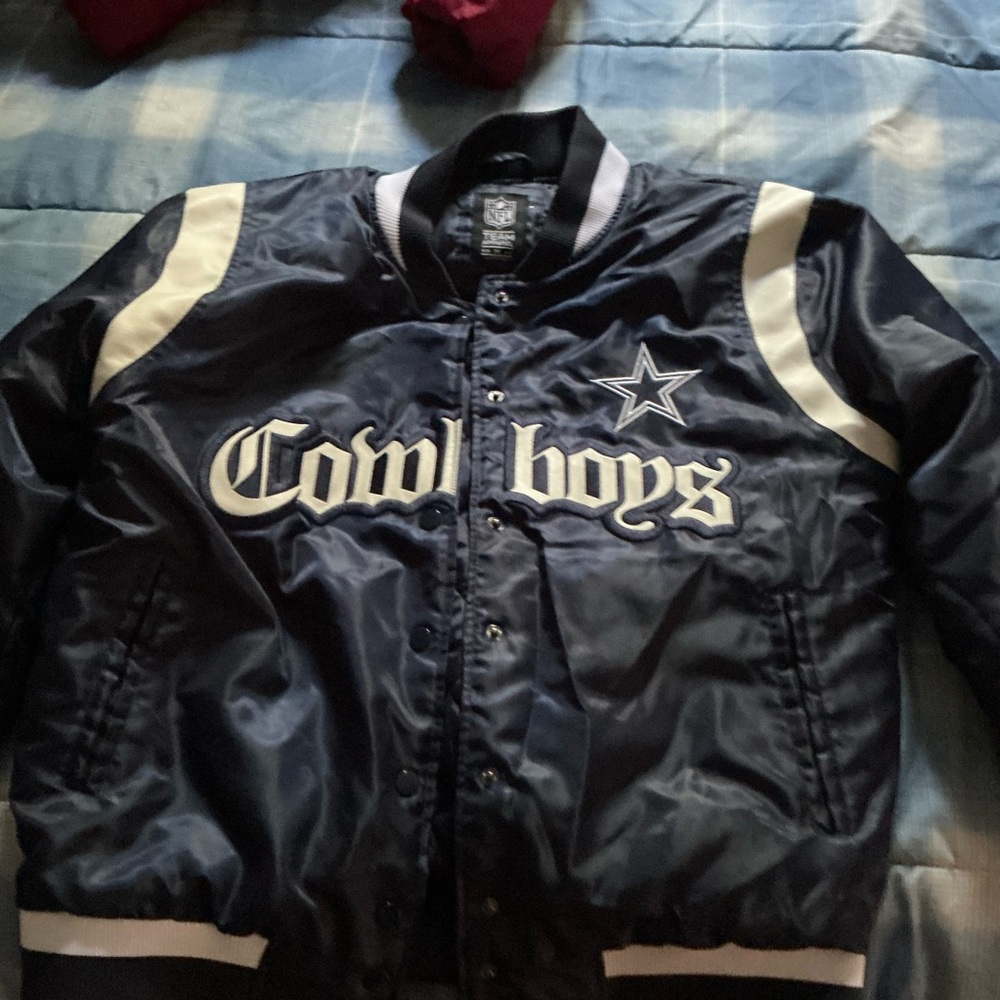 NFL Team Apparel Navy Bomber Jacket
